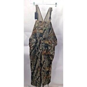 Remington Bibs Mens Large Green Realtree Camo Hardwoods HD Hunting Overalls